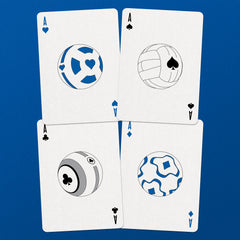The Blues Playing Cards