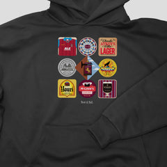 Aston Villa Beer Mats Hoodie