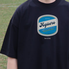 Sergio Agüero Man City Beer Mat Oversized T-Shirt