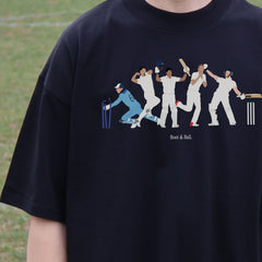 England Cricket Players Oversized T-Shirt