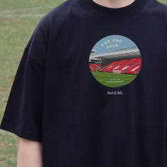 Kop End Pale Liverpool Beer Mat Oversized T-Shirt