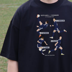Scotland vs Denmark World Cup Qualifier Oversized T-Shirt