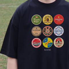 Brentford Beer Mats Oversized T-Shirt