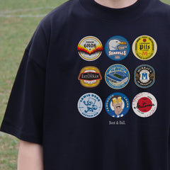 Brighton Beer Mats Oversized T-Shirt