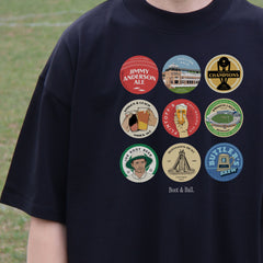 England Cricket Beer Mats Oversized T-Shirt