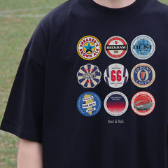 England Football Beer Mats Oversized T-Shirt
