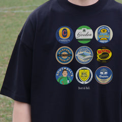 Everton Beer Mats Oversized T-Shirt