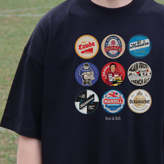 F1 Legends Beer Mats Oversized T-Shirt