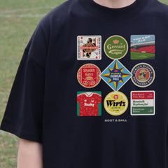 Liverpool Beer Mats Oversized T-Shirt