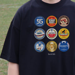 Rangers Beer Mats Oversized T-Shirt