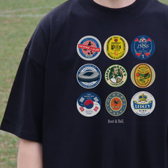 North London Whites Beer Mats Oversized T-Shirt