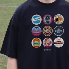 West Ham Beer Mats 2nd Edition Oversized T-Shirt