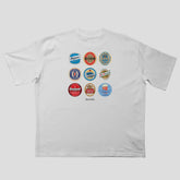 Man City Beer Mats Oversized T-Shirt