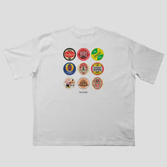 Middlesbrough Beer Mats Oversized T-Shirt