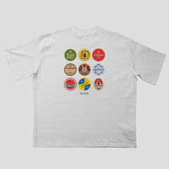 Brentford Beer Mats Oversized T-Shirt