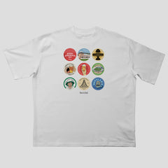 England Cricket Beer Mats Oversized T-Shirt