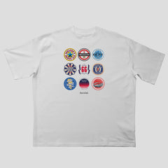 England Football Beer Mats Oversized T-Shirt