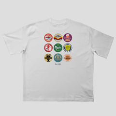 Liverpool Beer Mats 1st Edition Oversized T-Shirt