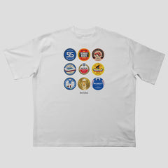 Rangers Beer Mats Oversized T-Shirt