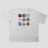 Aston Villa Beer Mats Oversized T-Shirt