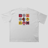 Aston Villa Beer Mats Oversized T-Shirt