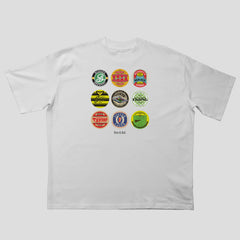 Watford Beer Mats Oversized T-Shirt