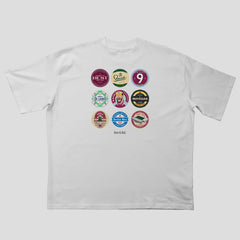 West Ham Beer Mats 1st Edition Oversized T-Shirt