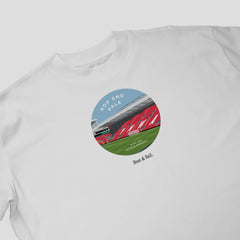 Kop End Pale Liverpool Beer Mat Oversized T-Shirt