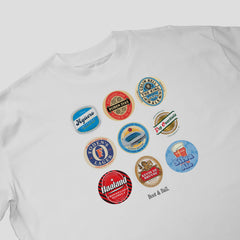 Man City Beer Mats Oversized T-Shirt