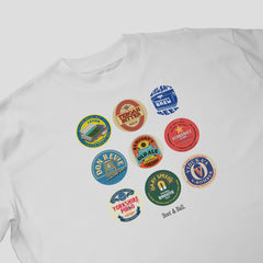 Leeds Beer Mats Oversized T-Shirt