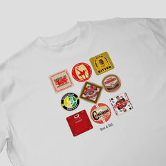 Man United Beer Mats Oversized T-Shirt