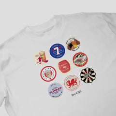 Man United Beer Mats Oversized T-Shirt