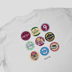 West Ham Beer Mats 1st Edition Oversized T-Shirt