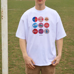 Barcelona Beer Mats Oversized T-Shirt