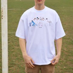 England Cricket Players Oversized T-Shirt