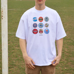 Man City Beer Mats Oversized T-Shirt