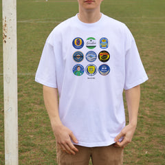 Everton Beer Mats Oversized T-Shirt