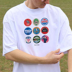 Golf Beer Mats Oversized T-Shirt