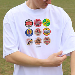 Middlesbrough Beer Mats Oversized T-Shirt