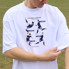 Scotland vs Denmark World Cup Qualifier Oversized T-Shirt
