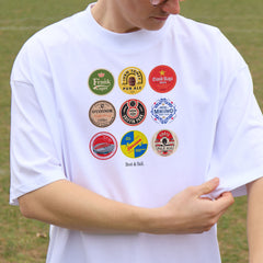 Brentford Beer Mats Oversized T-Shirt