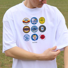 Brighton Beer Mats Oversized T-Shirt