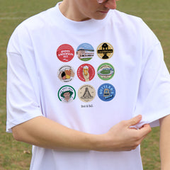 England Cricket Beer Mats Oversized T-Shirt