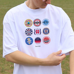 England Football Beer Mats Oversized T-Shirt