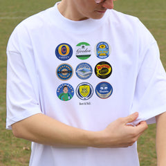 Everton Beer Mats Oversized T-Shirt