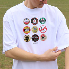 Nottingham Forest Beer Mats Oversized T-Shirt