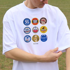 Rangers Beer Mats Oversized T-Shirt