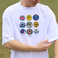 North London Whites Beer Mats Oversized T-Shirt