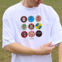 Sunderland Beer Mats Oversized T-Shirt