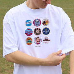 West Ham Beer Mats 2nd Edition Oversized T-Shirt